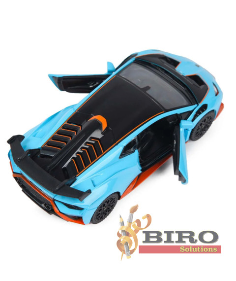 RS Masina RASTAR Die cast 1:32 Lamborghini Huracan STO, albastra, 58255